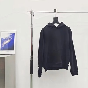 Sweat à capuche oversize en molleton 100 % coton de haute qualité 2025, couleur Denim Tea, avec impression 3D en relief, manches longues et col à capuche - Product Image 5