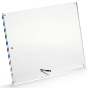 8.5x11 nghiêng trở lại hình ảnh hình ảnh khung dày rõ ràng khối khung từ acrylic khung ảnh với Giá vẽ cánh tay - Product Image 4