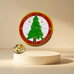 เข็มกลัดโลหะเคลือบเงา สแตนเลส สลักลายตามสั่ง พร้อมโลโก้แบบกำหนดเอง - Product Image 3