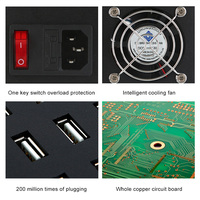 300W 5V 2A 20 50 80 100Ports USB Power Station Multifonction USB Fast Phone Charger Adapter