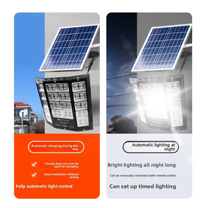 Điều khiển từ xa LED ABS cơ thể IP65 200W projecteur lampe Solaire thời tiết năng lượng mặt trời nhẹ Lũ lụt ánh sáng ngoài trời cho vườn - Product Image 2