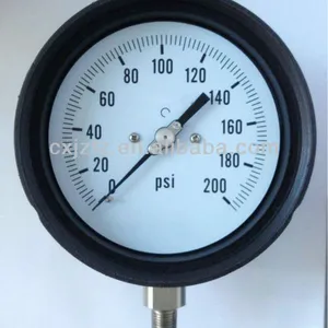 Lower Mount 113mm(4.5") process pressure gauge safety pressure gauge