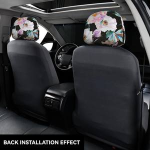 Fundas para reposacabezas Bmw, 2 piezas, material de poliéster Pu frontal, protección interior moderna para todas las estaciones - Product Image 4