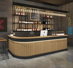 Fancy Led Lighted Nightclub Cocktail <strong>Pub</strong> <strong>bar</strong> Counter With RGB Led Lighting - Product Image 2