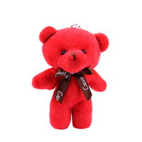 Pendentif Ours en Peluche de 4 Pouces, Ours Jumeaux, Petite Poupée Ours, Jouet en Peluche, Pendentif de Sac, Cadeau Créatif pour Enfants