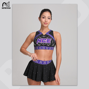 Cheerleader Uniforms Cheering Apparel Cheer Wear Uniforms Latest Design Factory Supplier Long Sleeve - Product Image 2