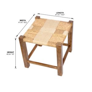Top Selling Hand-Woven Rattan Bar <b>Stool</b> Comfortable Seat Attractive Design Living Room Hotel Restaurant Bedroom <b>Outdoor</b> Use - Product Image 5