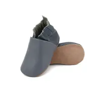 Zapatos Unisex para bebés de 0 a 24 meses, mocasines de cuero genuino, informales