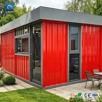 Maison conteneur préfabriquée détachable de 20 pieds, utilisable pour hôtel, bureau, villa, petites pièces mobiles familiales
