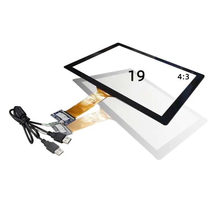 Capacitive Screen 19 Inch Multi-touch Interactive Capacitive Touch Screen Large Monitor Touch Screen Panel LCD Panel Frame Module