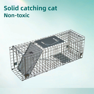 Jaula Plegable Reforzada para Animales con Sensor de Presión y Acabado sin Bordes Afilados para la Captura Segura y Eficiente de Ardillas y Gatos en Jardines - Product Image 2