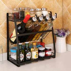 3 Layers Multi-function <strong>Large</strong> Capacity Durable Kitchen Storage <strong>Rack</strong> <strong>Spice</strong> Bottle Organizer <strong>Rack</strong> - Product Image 6