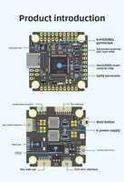 Controller di Volo 50A 4in1 ESC Stack STM32F405 ICM42688P 30.5*30.5mm per Drone FPV Freestyle da 5 Pollici, Accessori per UAV Quadricottero
