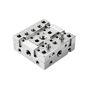 Pièces usinées CNC en acier inoxydable de haute précision de la marque YXH, anodisées, avec capacités de découpe par électroérosion à fil, brochage et perçage, 3/4/5 axes - Product Image 1