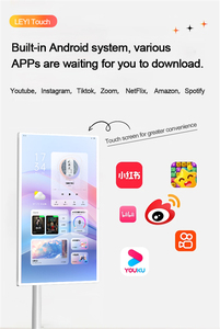 27 32 Inch <span class=keywords><strong>Me</strong></span> Portable Smart Tv 1080p Écran mobile Moniteur Android avec écran tactile LCD et USB Ips Comprend un support - Product Image 3