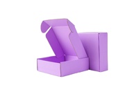 Échantillon gratuit Vente en gros Boîte avion pliable en carton ondulé Emballage couleur imprimé personnalisé Boîte postale en carton d'expédition avec logo personnalisé