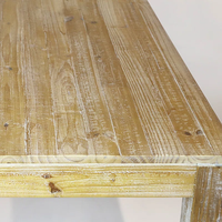 Table à manger contemporaine en bois de manguier massif, meubles artisanaux de qualité supérieure pour salle à manger moderne et décoration intérieure