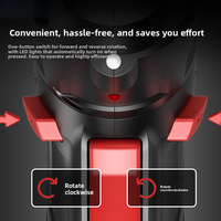 Perceuse-visseuse électrique sans fil au lithium, multifonctionnelle, rechargeable, avec mallette de transport et embouts combinés