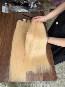 Extensiones de Cabello Humano Vietnamita, 100% Cabello Remy Virgen, Puntas Gruesas, Color Natural, para el Mercado Mayorista Global - Product Image 4