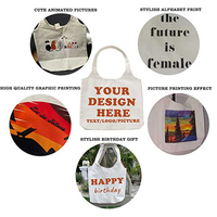 Sac fourre-tout en toile personnalisé, écologique, durable, grande capacité, décontracté, réutilisable, avec logo promotionnel pour la vie quotidienne