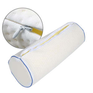 Oreiller cervical en mousse à mémoire <span class=keywords><strong>de</strong></span> forme-Oreiller <span class=keywords><strong>de</strong></span> soutien du cou rond <span class=keywords><strong>pour</strong></span> le sommeil, le <span class=keywords><strong>yoga</strong></span> et le soulagement <span class=keywords><strong>de</strong></span> la douleur (tête/cou/dos/jambes) - Product Image 4