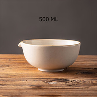 Harmony Bol à matcha en céramique japonaise avec poignée et fouet Ensemble de tasses pour la préparation du thé avec brosse de lavage Accessoires pour le café et le thé