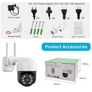 ICSEE 4MP Smart 360 grados CCTV inalámbrico al aire libre IP HD cámara de seguridad seguimiento automático visión nocturna Color cámara de red para el hogar - Product Image 6