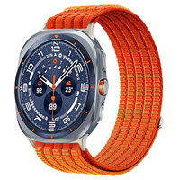 Bracelet en métal tressé respirant et réglable pour Samsung Galaxy Watch Ultra – Confort optimal au quotidien