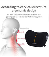 Nouveau 2025 Meilleure vente Ensemble d'oreillers orthopédiques pour voiture Prix usine Vente en gros Coussin de soutien portable pour le cou et la taille pour le camping et les voyages