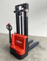 Apilador Eléctrico de Palets HELI CE de 1.2 Toneladas, Tipo Walkie, con Mástil Ajustable de 3500mm y Patas Anchas