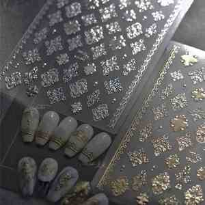 Adesivi per Unghie con Logo Bronzato, Decorazioni Vintage Bohémien, Vendita all'Ingrosso Ms344 - Product Image 4