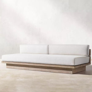 Luxo teca madeira exterior jardim sofá conjunto pátio mobiliário para Villa Resort Hotéis e varandas para uso varanda - Product Image 4