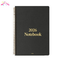 Carnet de notes quotidien personnalisé avec impression sur mesure, couverture rigide, bien-être, soins personnels, journal de lecture avec spirale dorée