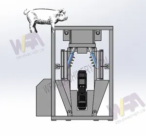 Pig slaughterhouse plant of pork slaughter machine for swine abattoir butcher equipment turnkey project