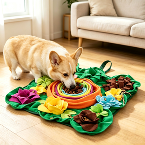 Alfombra Olfativa para Perros, Alfombra de Alimentación Lenta, Alfombra Interactiva para Esconder Premios, Antideslizante, Lavable, para Perros y Gatos, Alivia el Aburrimiento y la Ansiedad - Product Image 1