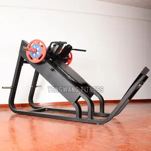 Çin tedarikçisi profesyonel kas eğitimi bacak basın spor makinesi Hack Squat /Hack slayt makinesi