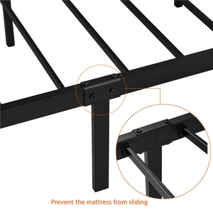Tête de lit en acier, couvre-lit souple, tailles King/Queen Size, Double - Product Image 4