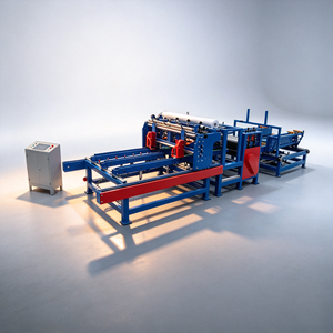 Machine à clouer les palettes DMS-1300 avec système de tapis de pont, écran tactile, fonctionnement pneumatique, 3P 4P, pour palettes en bois américaines - Product Image 1