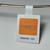Étiquettes personnalisées à bas prix pour branches de lunettes avec logo imprimé