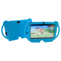 Tablette Android 7 pouces pour enfants, contrôlée par les parents, 1 Go + 8 Go, tablette éducative WiFi avec étui, neuve