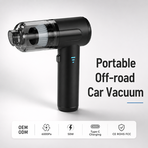 Portable 6000Pa Cordless Handheld Vacuum Cleaner 50W Rechargeable <b>Car</b> Vacuum Air Duster <b>Blower</b> for <b>Car</b> & Camping Type-C OEM ODM - Product Image 1