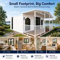 Maisons miniatures Newgen, cabane en bois préfabriquée moderne, livraison directe d'usine, options prêtes à être expédiées