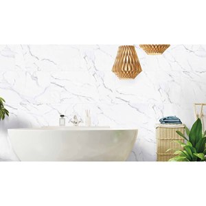 Revestimiento de Pared Autoadhesivo SPC Light 800x400 mm Blanco Trevor para Baño y Cocina - Product Image 1
