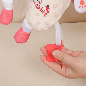 Bébé sommeil sucettes Animal poupée doux jouets en peluche lavable couverture de sécurité respirant bébé couette jouets pour enfants - Product Image 4