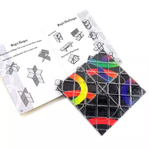 Cubo mágico de juguete para rompecabezas, bloque transformable de 8 piezas, estimulante para el cerebro, para adolescentes de 7 a 14 años, unisex, negro, 16x8cm - Product Image 3
