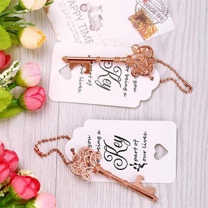 Abridor de Botellas con Llave Vintage Personalizado de Fábrica ODM/OEM, Recuerdos Rústicos para Bodas, Regalo para Invitados - Product Image 6