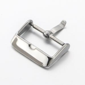 Stainless Steel 20mm Smartwatch <b>Strap</b> Buckle Silver <b>Replacement</b> with Silicone <b>Strap</b> Buckle Watch Accessories - Product Image 4