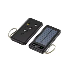 नई मॉडल सौर ऊर्जा बैंक 2022 निविड़ अंधकार 20000mah सौर फोन चार्जर, सौर ऊर्जा Powerbank Cargador सौर पैरा सेल्यूलर