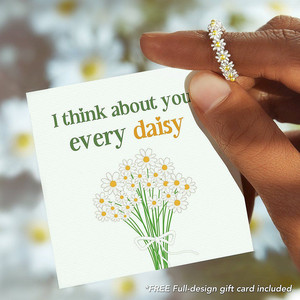 925 Sterling Silver bella daisy <span class=keywords><strong>Anelli</strong></span> del fiore - Product Image 5