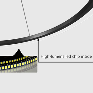 Hiện Đại Wm18d03a <span class=keywords><strong>Acrylic</strong></span> Hộ Gia Đình Thiết Kế Vòng Hiện Đại Phòng Ăn Led Pendant Đèn Chùm - Product Image 6